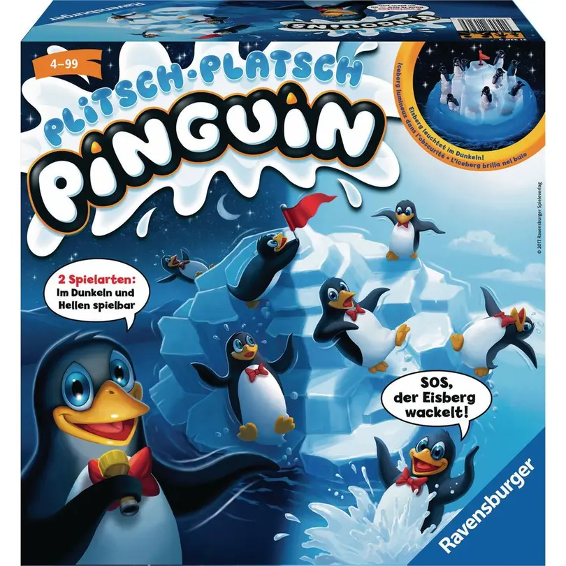 Geschicklichkeitsspiel Plitsch-Platsch Pinguin