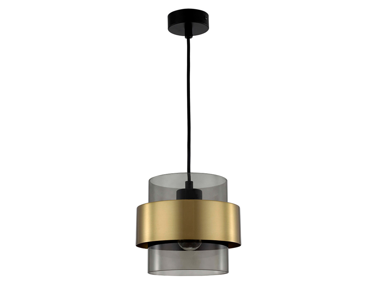 Lampa wisząca Miele szklana złota
