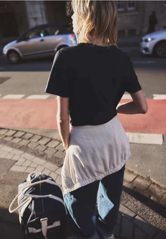 T-Shirt mit Rundhals und Embroidery