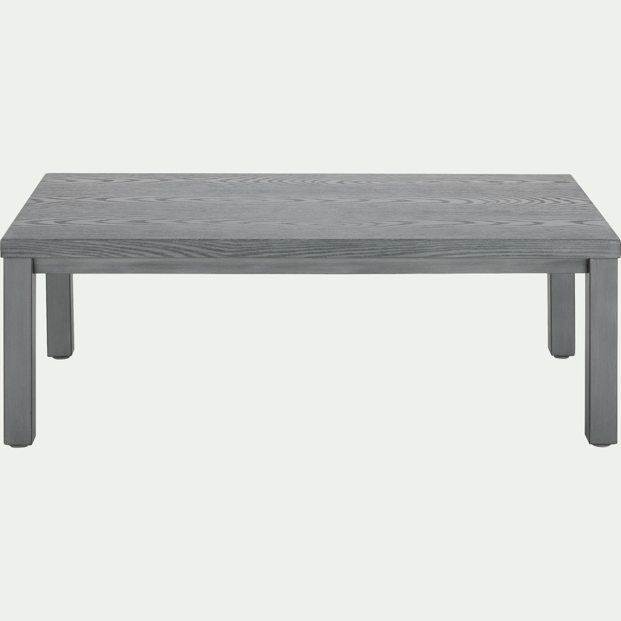 CAGLIARI - Table basse de jardin rectangulaire en aluminium - gris