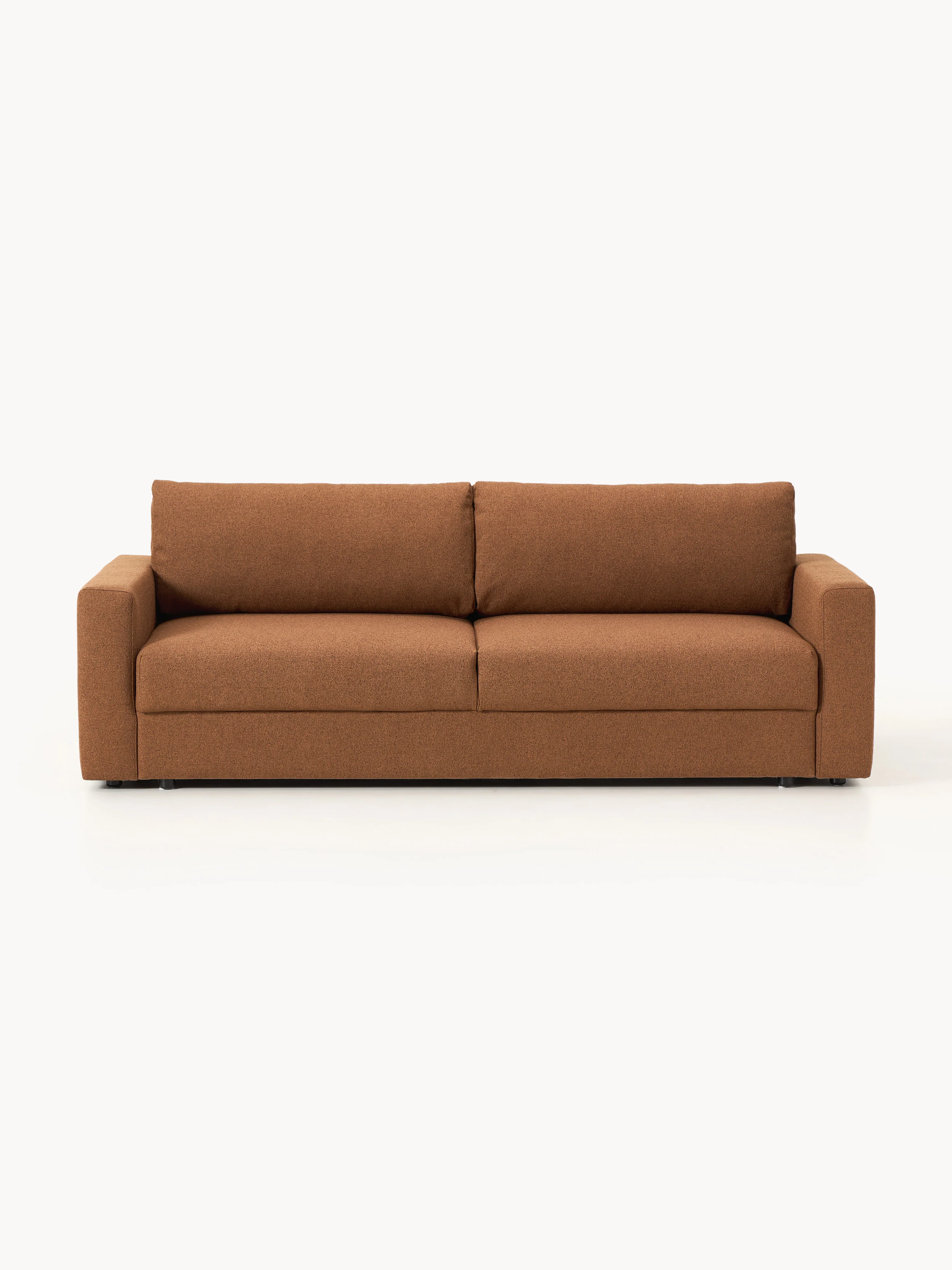 Bouclé-Schlafsofa Tasha (3-Sitzer) mit Stauraum