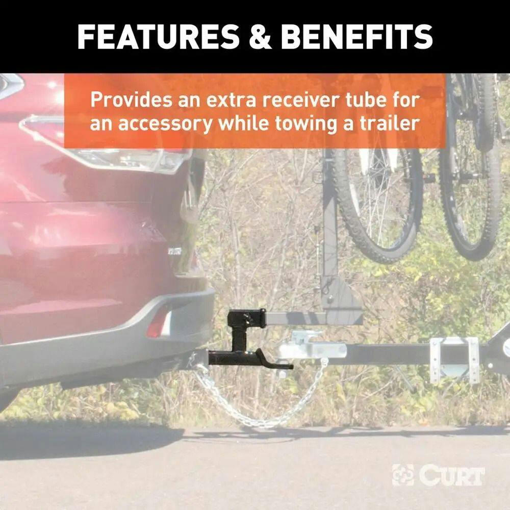 CURT Multi-Use Ball Mount (7500-lb, 5-13/16-in Rise, 1-in Ball Hole)