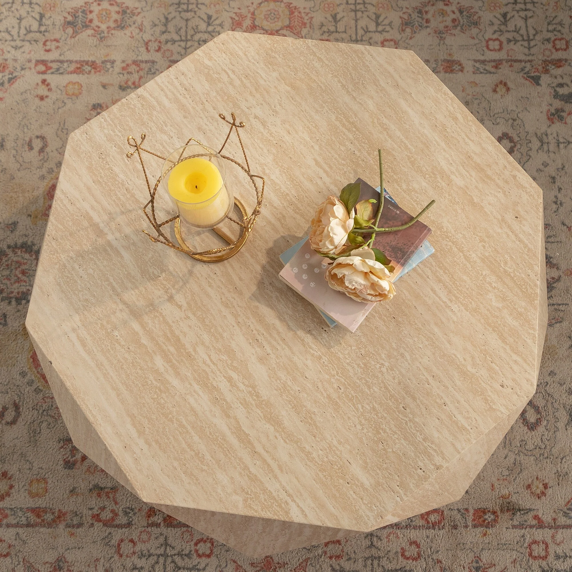 Modern Farmhouse Coffee Table Drum Coffee Table