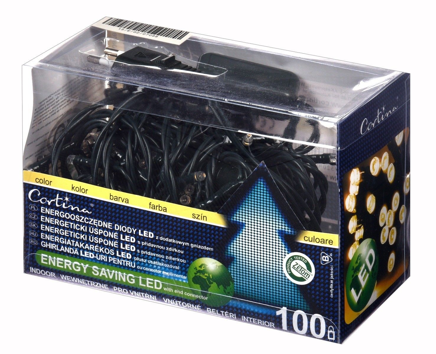 Lampki LED wewnętrzne 100 lampek