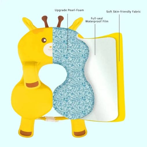 NNEOBA Baby Swim Float Non-Inflatable Buoyant Ring (Yellow)