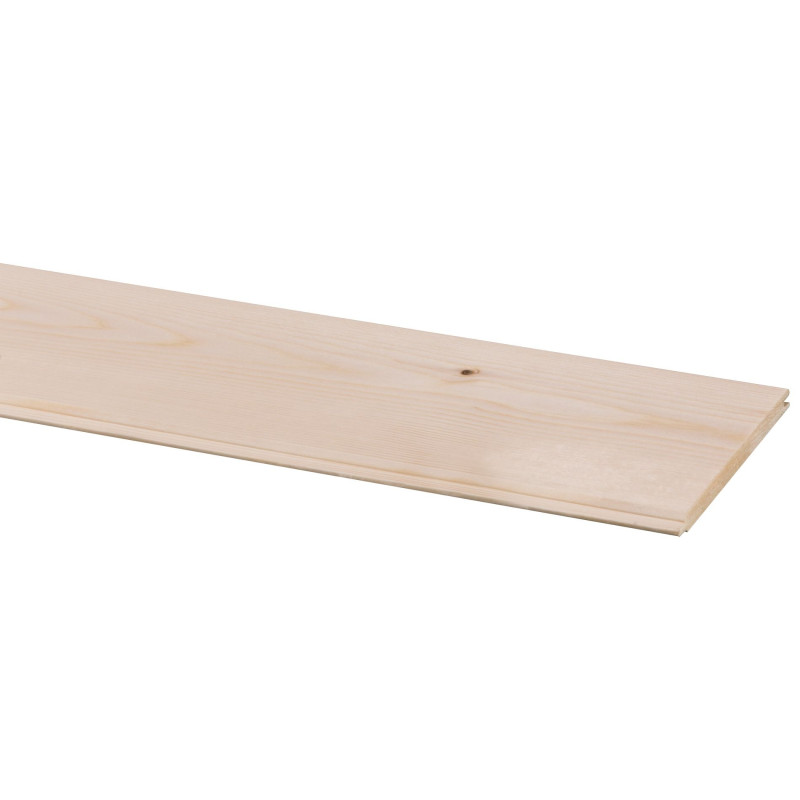 Lambris en bois de sapin blanc 270 x 8,8 x 0,75 cm 5 pièces CANDO