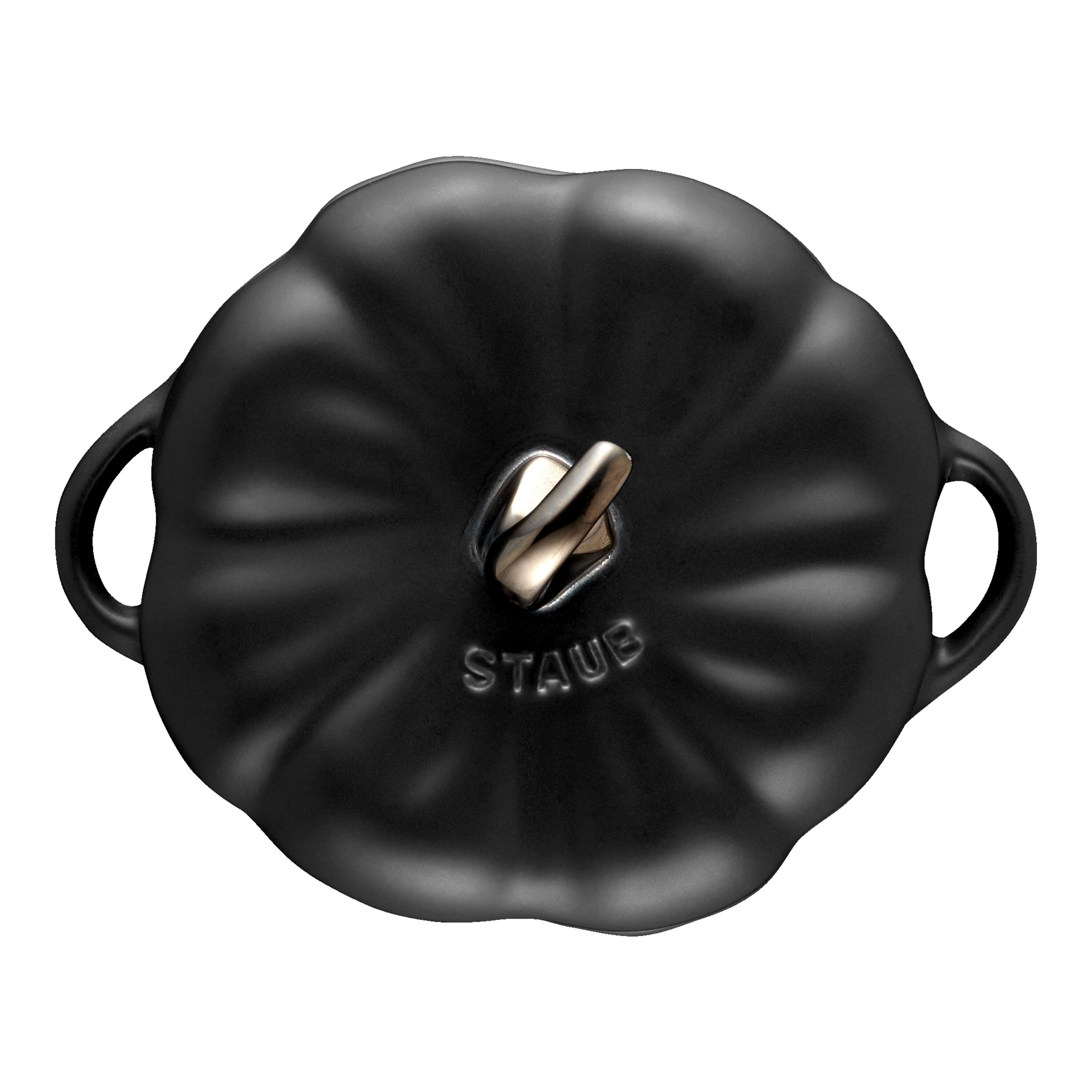 15 cm pumpkin ceramic Cocotte black
