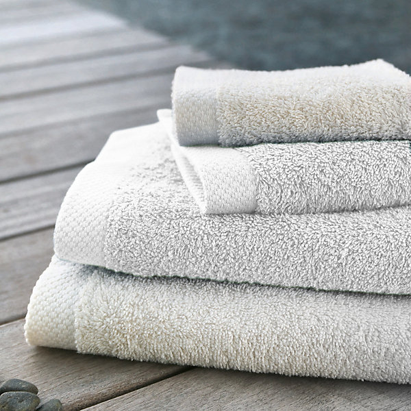 Parure de bain 6 pièces PURE Blanc 550g/m2