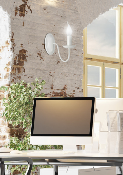 Lampa kinkiet BELLAGIO 1x40w e14 kremowy