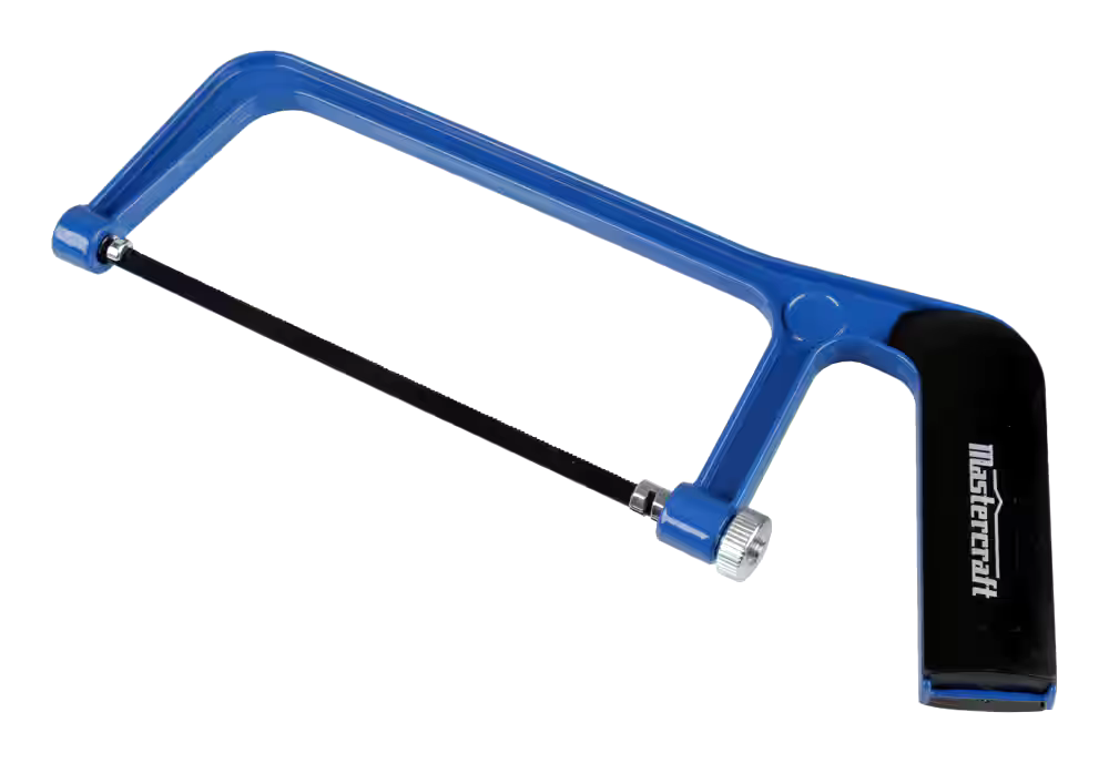 Mastercraft 24-TPI Aluminum Mini Hacksaw, 6-in