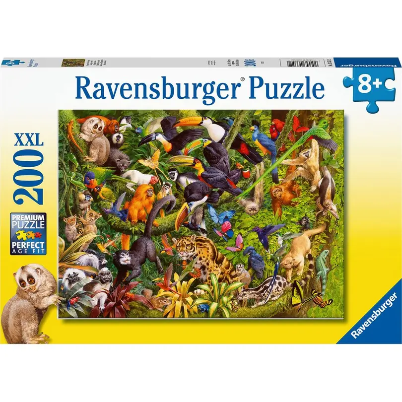 Puzzle 200-teilig Bunter Dschungel