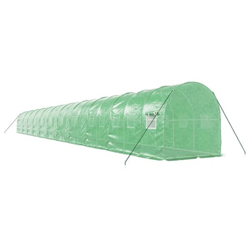 NNEVL Greenhouse with Steel Frame Green 44 m&sup2; 22x2x2 m
