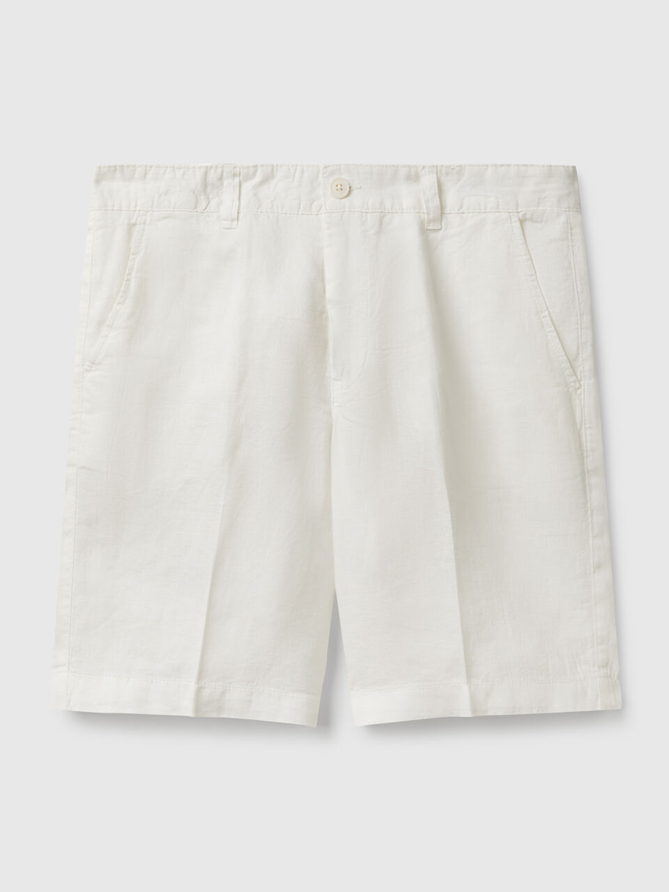 Bermudas in pure linen