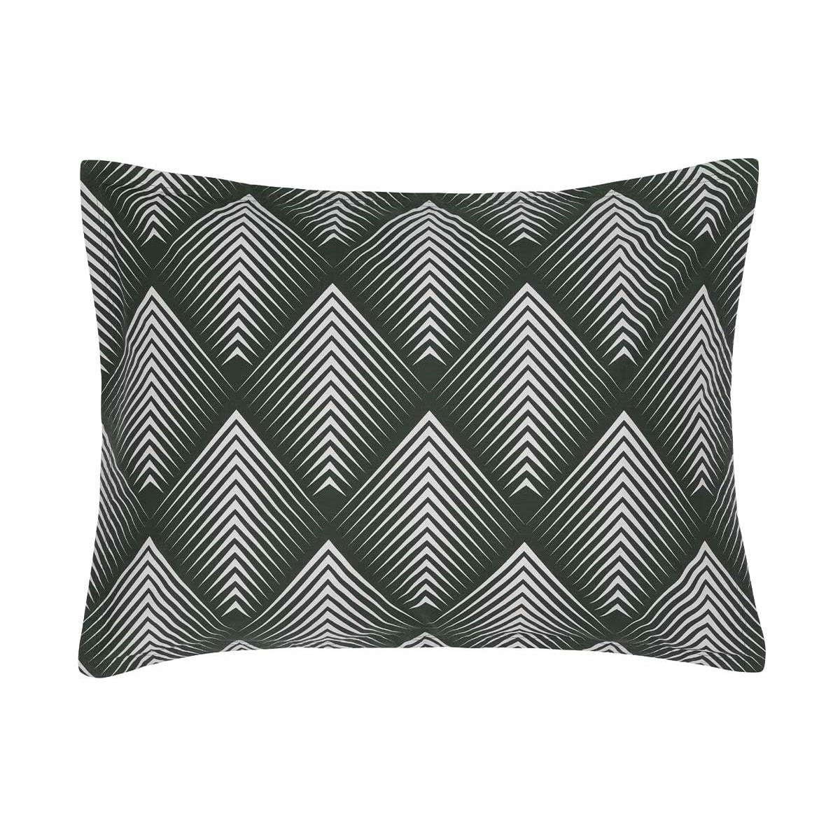 MONDELO - 2 taies d'oreillers en percale de coton  eucalyptus 50x70 cm