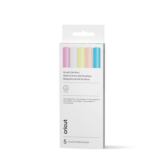 Cricut Acrylic Gel Pens 5 Pack