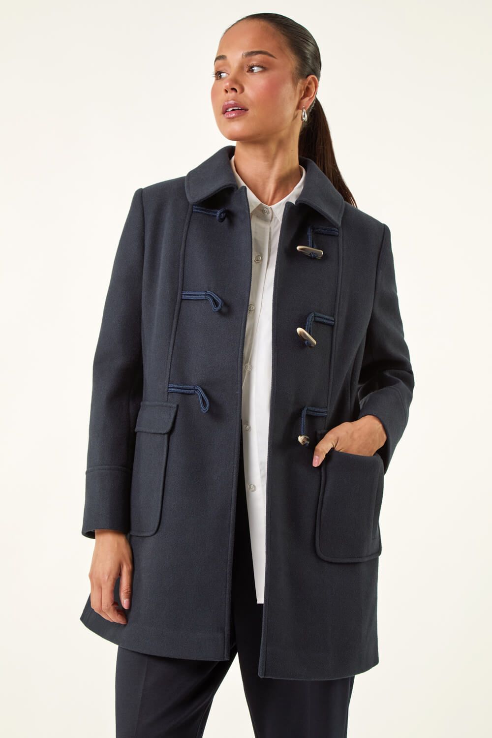 Roman Petite Patch Pocket Duffle Coat