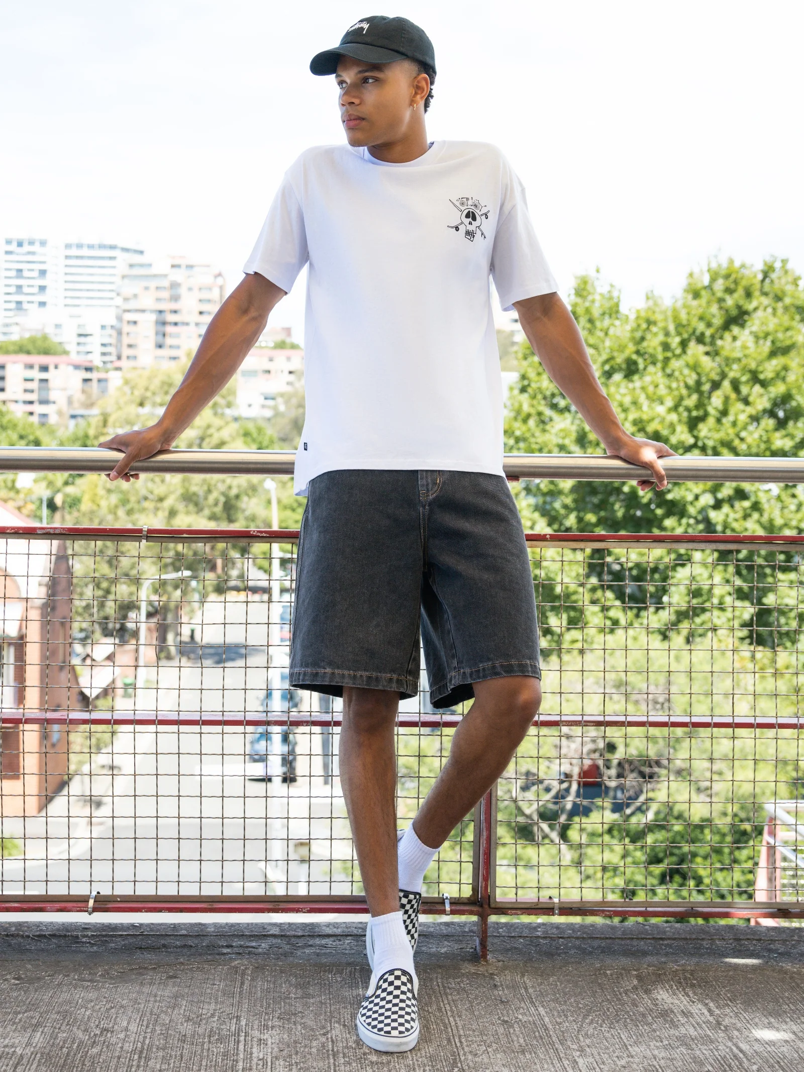Surf Skate Skull 50/50 T-Shirt