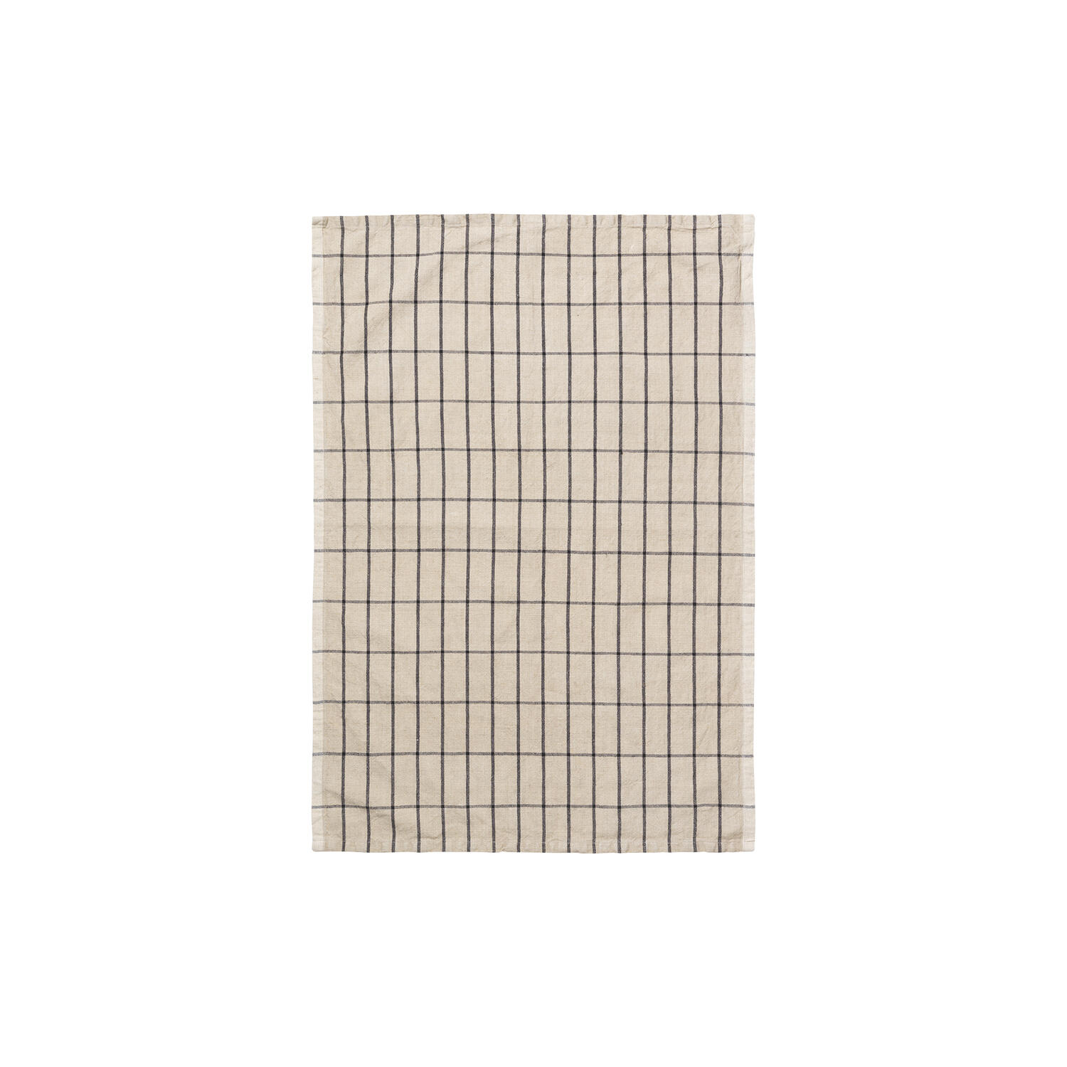 Hale Tea Towel, sand/black