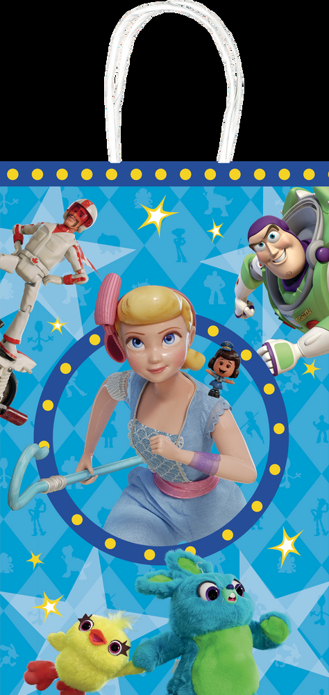 Disney Toy Story 4 Birthday Party Favour Kraft Bags, 8-pk