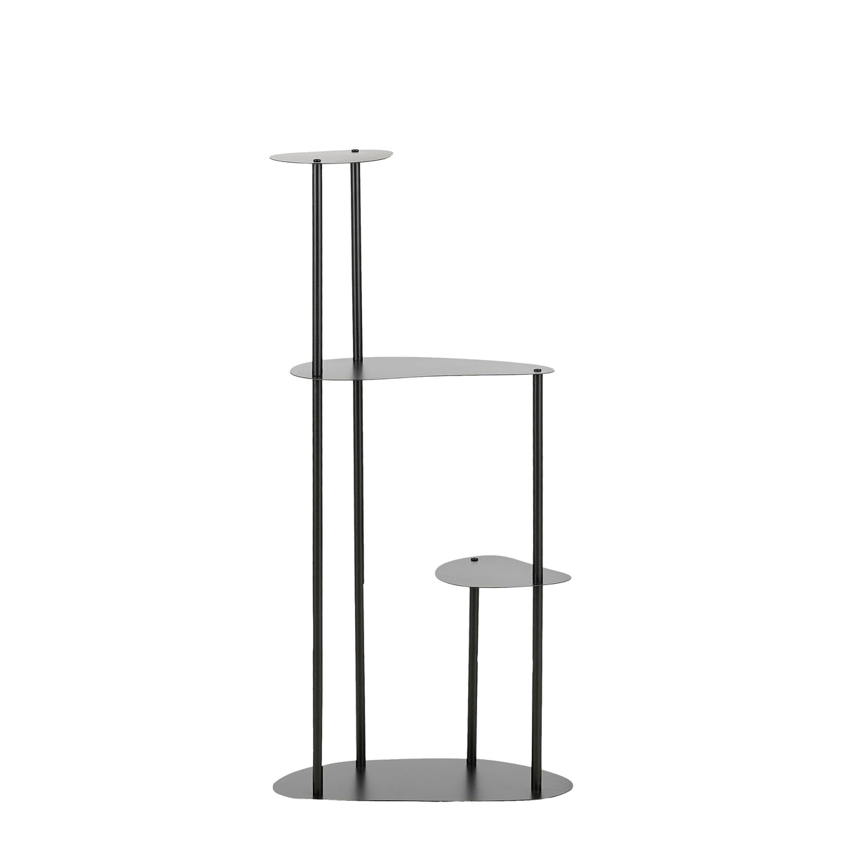 Mica Decorations Fonda Plantentafel - L48 x B27 x H100 cm - Metaal - Zwart