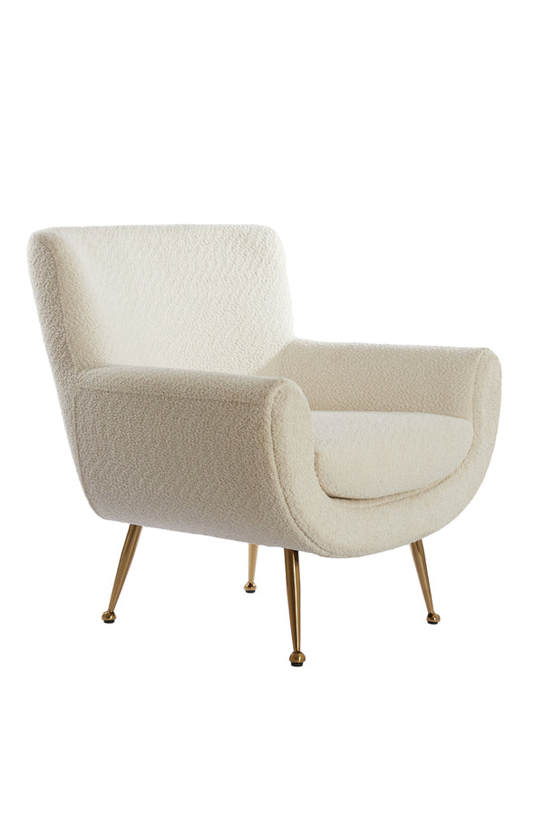 Light & Living stoel VINSTRA - 79x76x79cm - wit