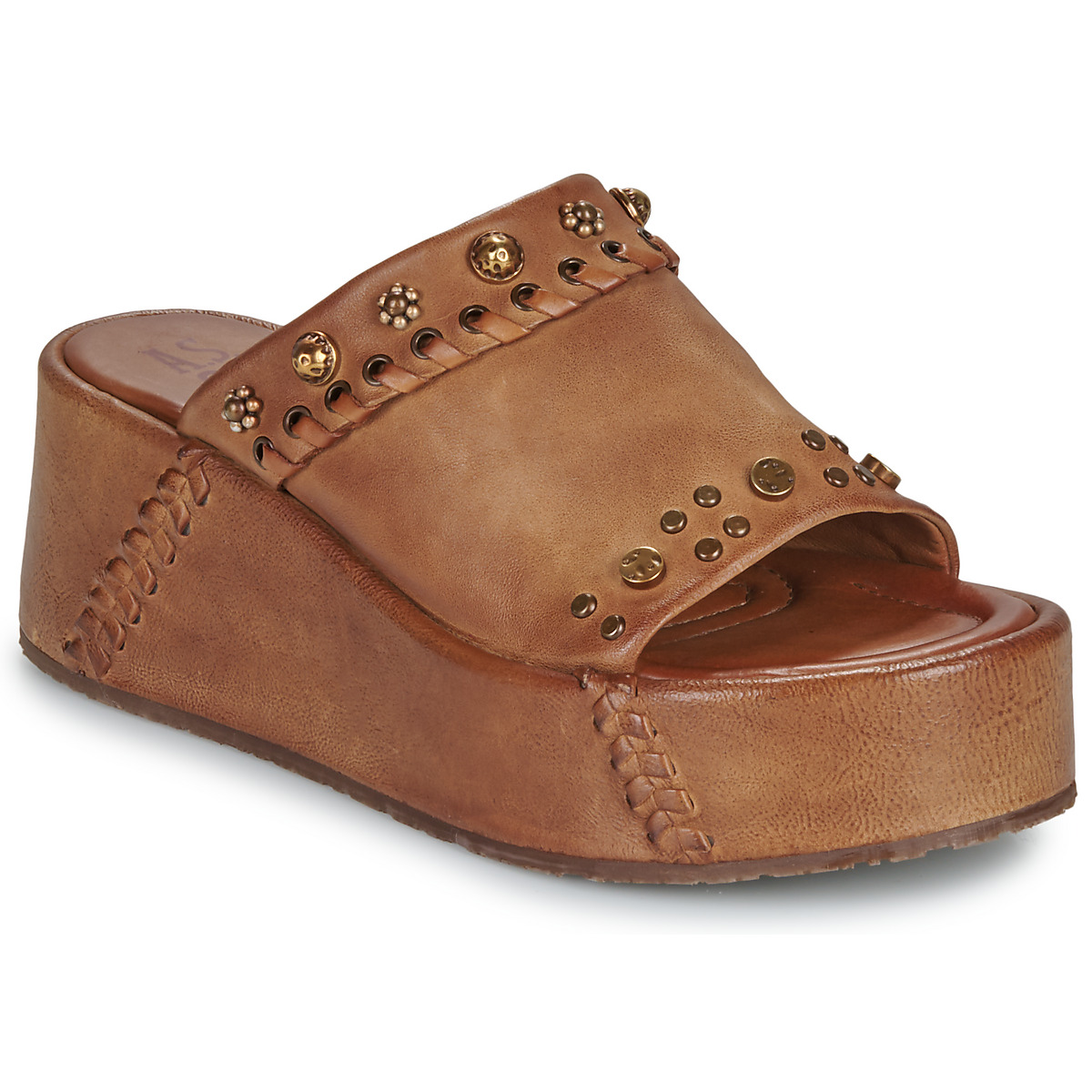 Airstep / A.S.98 - MANOLA MULES - Camel