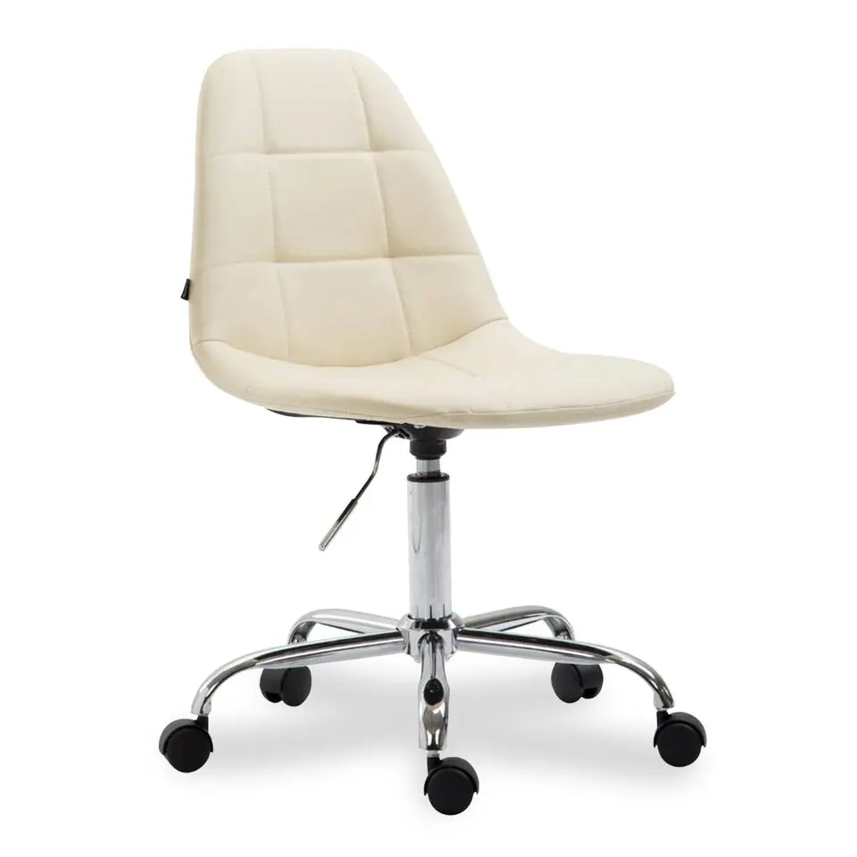 Xairo Rome - Bureaustoel - Kunstleer - Cr&egrave;me