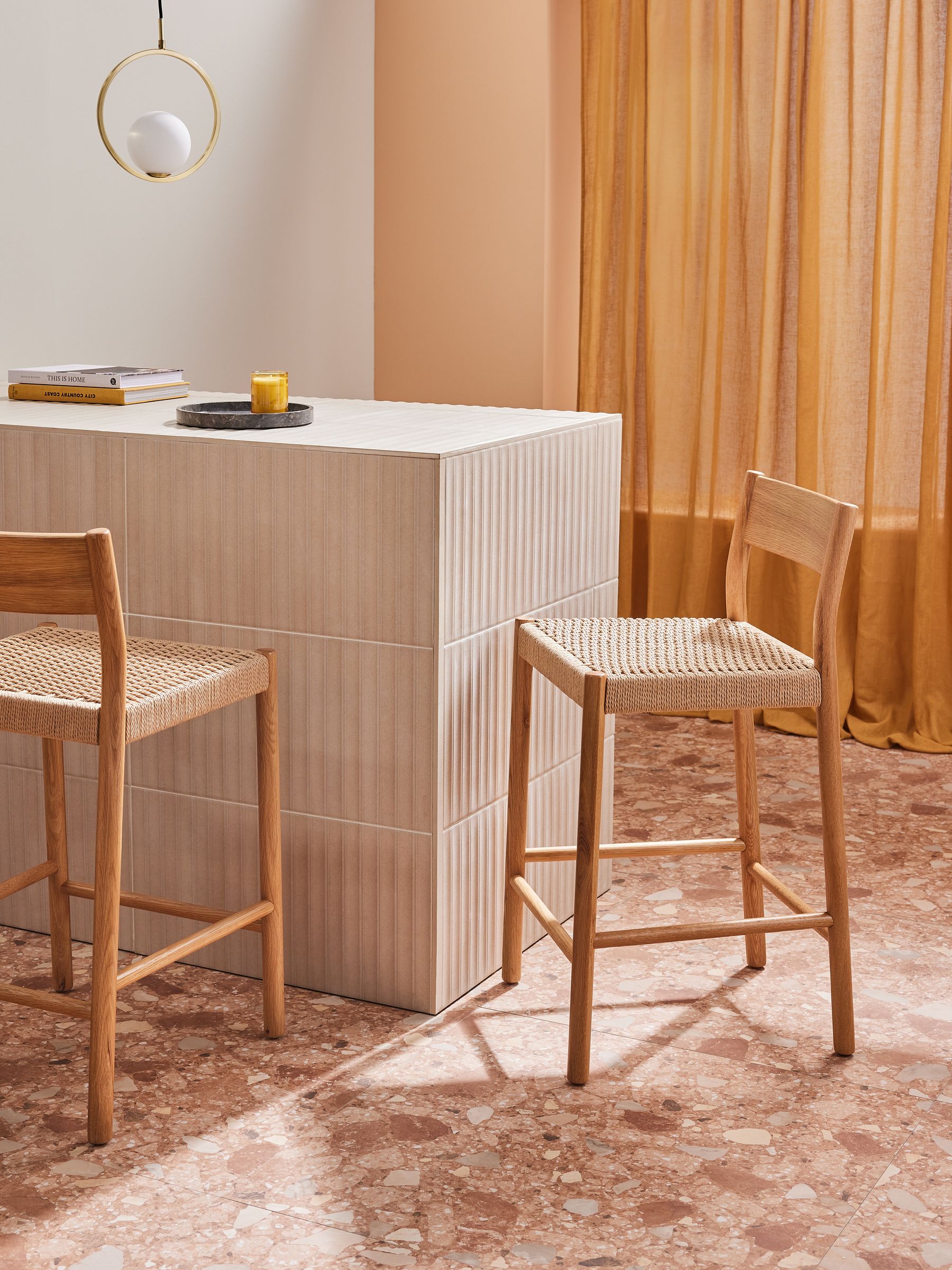 Rhye Bar Stool in Natural
