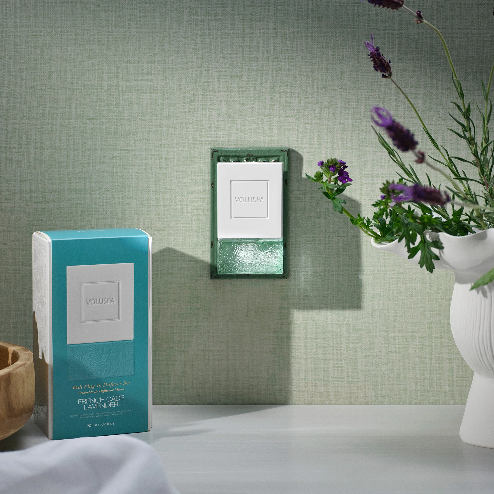 French Cade Lavender - Wall Plug-In Starter Kit