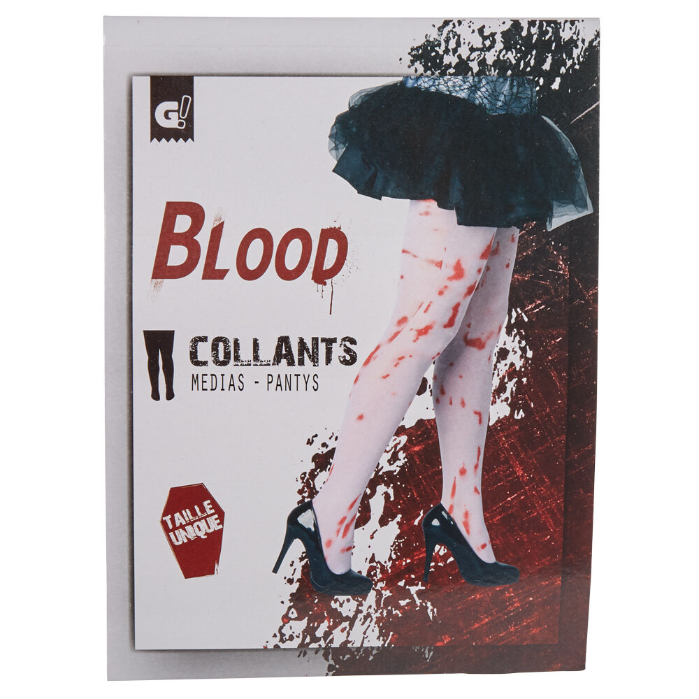 Collant Halloween ensanglanté adulte Taille unique