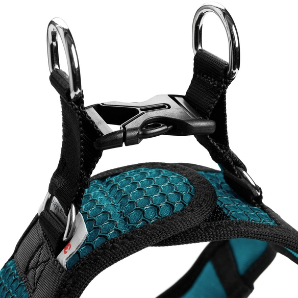Geschirr, XXS-XS, polyester/mesh, türkis