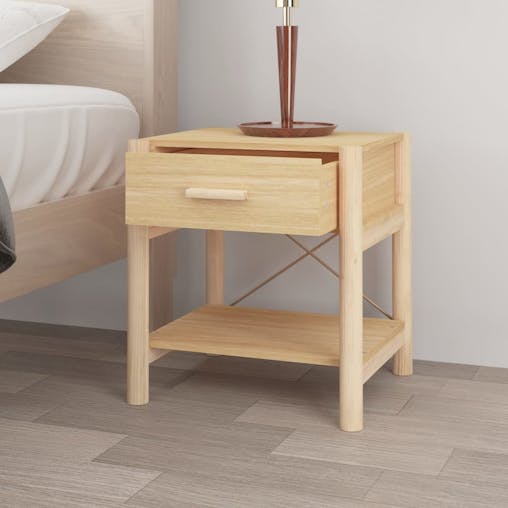 NNEVL Bedside Tables 2pcs 42x38x45 cm Engineered Wood