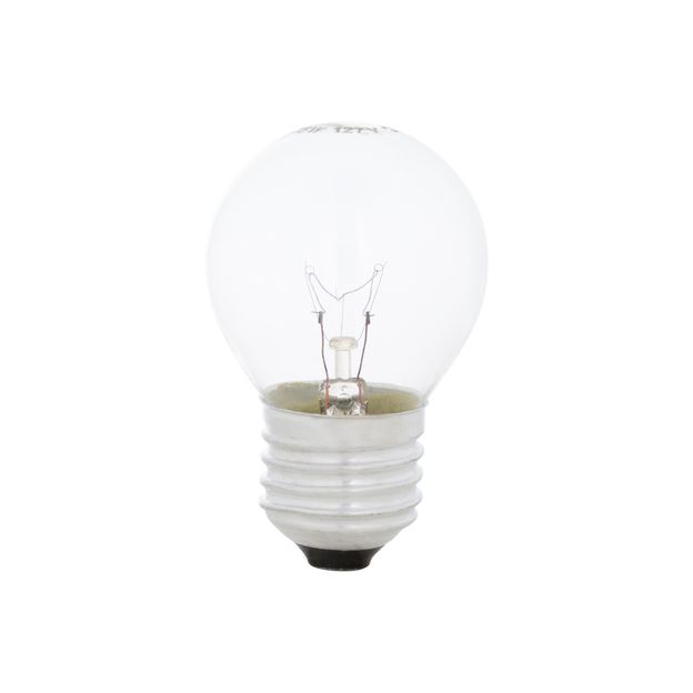 LÂMPADA INCANDESCENTE BOLINHA CLARA 15W E27 127V LUZ AMARELA TASCHIBRA