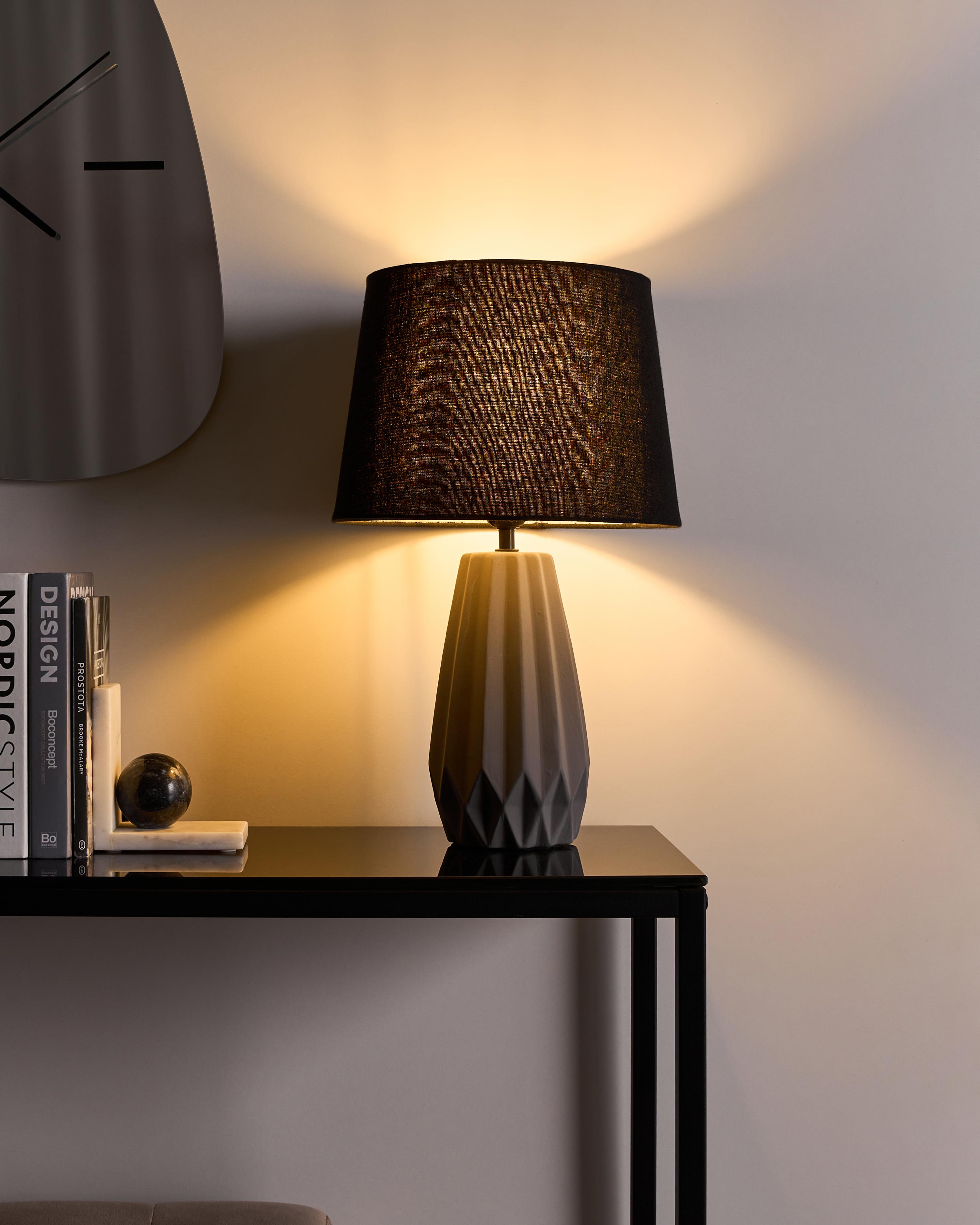 Table Lamp MONTAGUA Ceramic Grey
