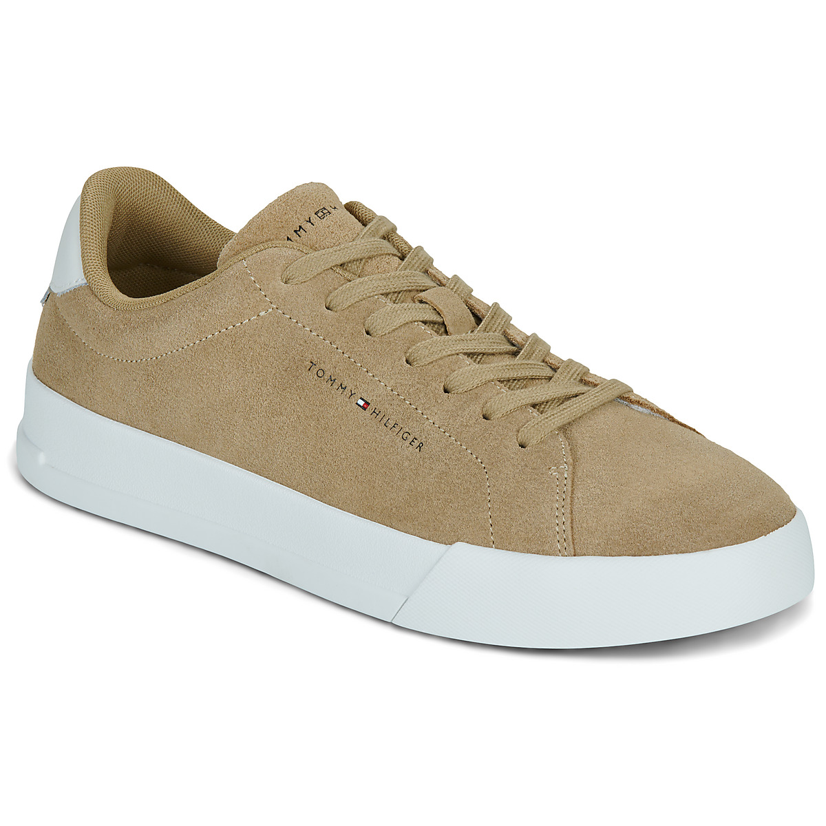 Tommy Hilfiger - TH COURT CORE SUEDE - Beige