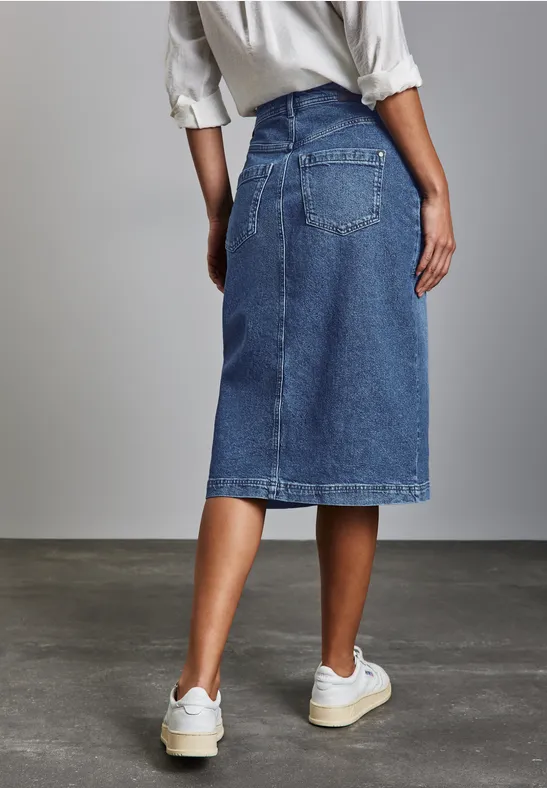 Midi Pencil Jeansrock