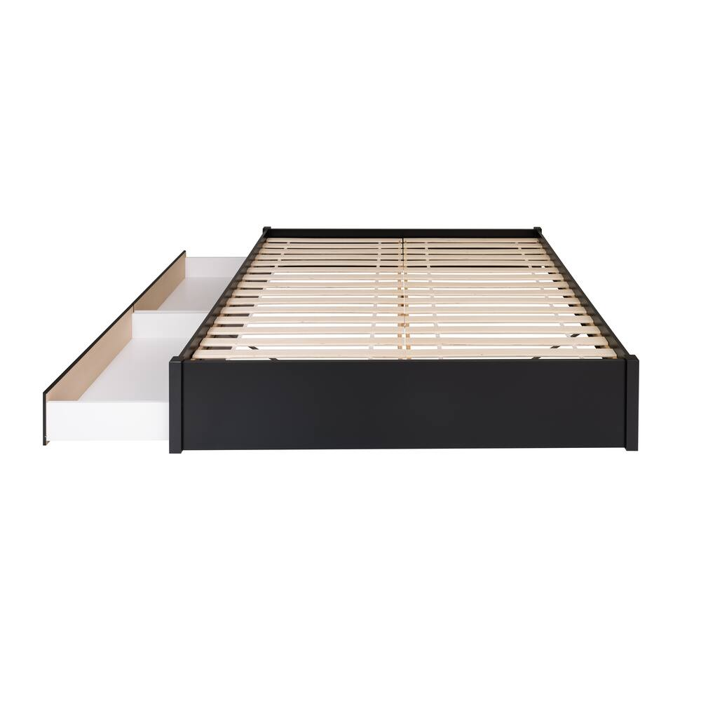 Prepac 2-Drawer 4-Post Platform King Bed
