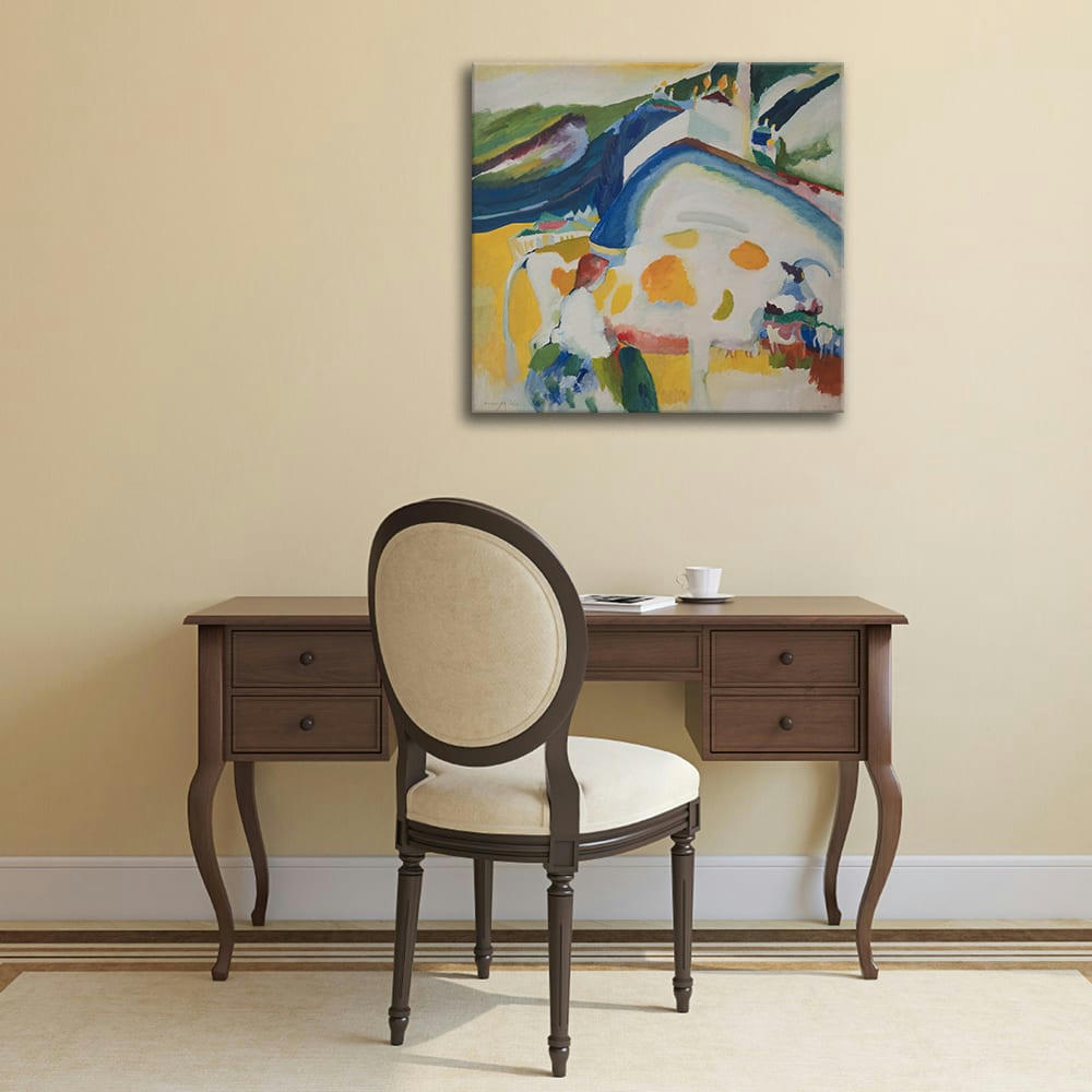 - Tableau impression sur toile La Vache Wassily Kandinsky 50x50cm