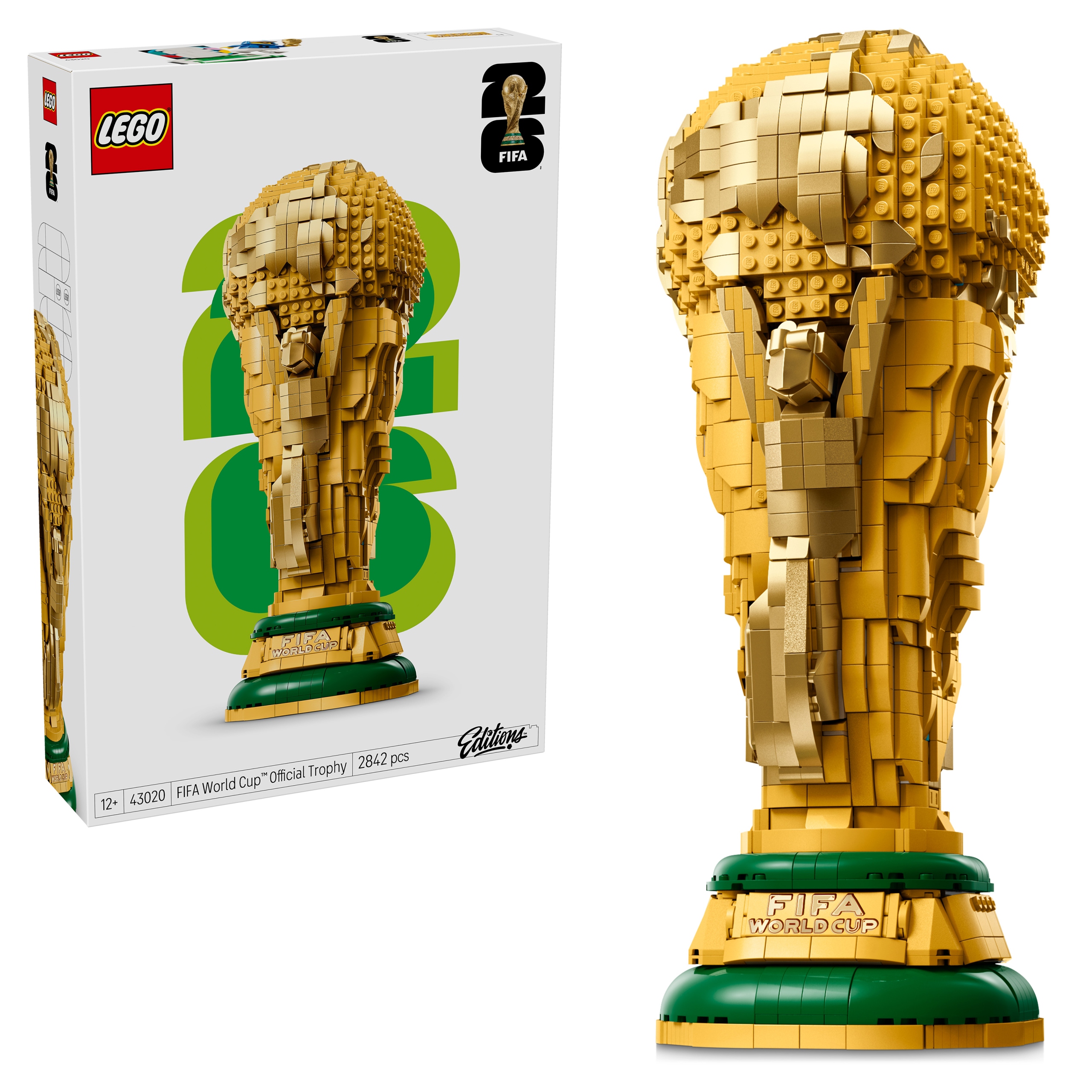 PUCHAR MISTRZOSTW ŚWIATA LEGO EDITIONS 43020 FOOTBALL PREZENT DLA DZIECKA