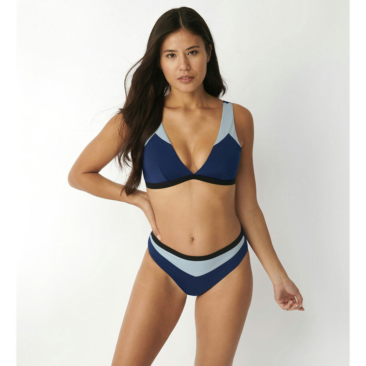 Haut de maillot de bain triangle Shore Blue