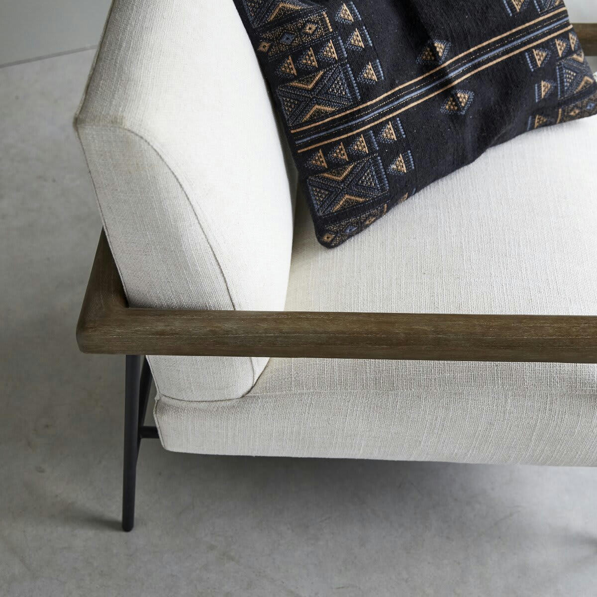 CHARLIE - Fauteuil en tissu