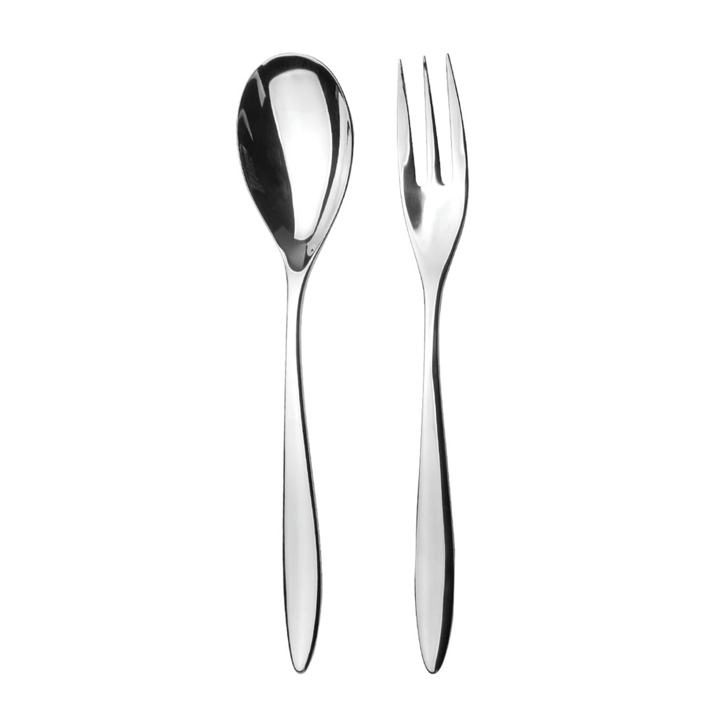 EPSILON - Fourchette et cuillère de service