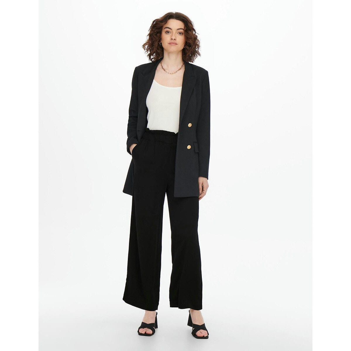 Pantalon large, taille standart