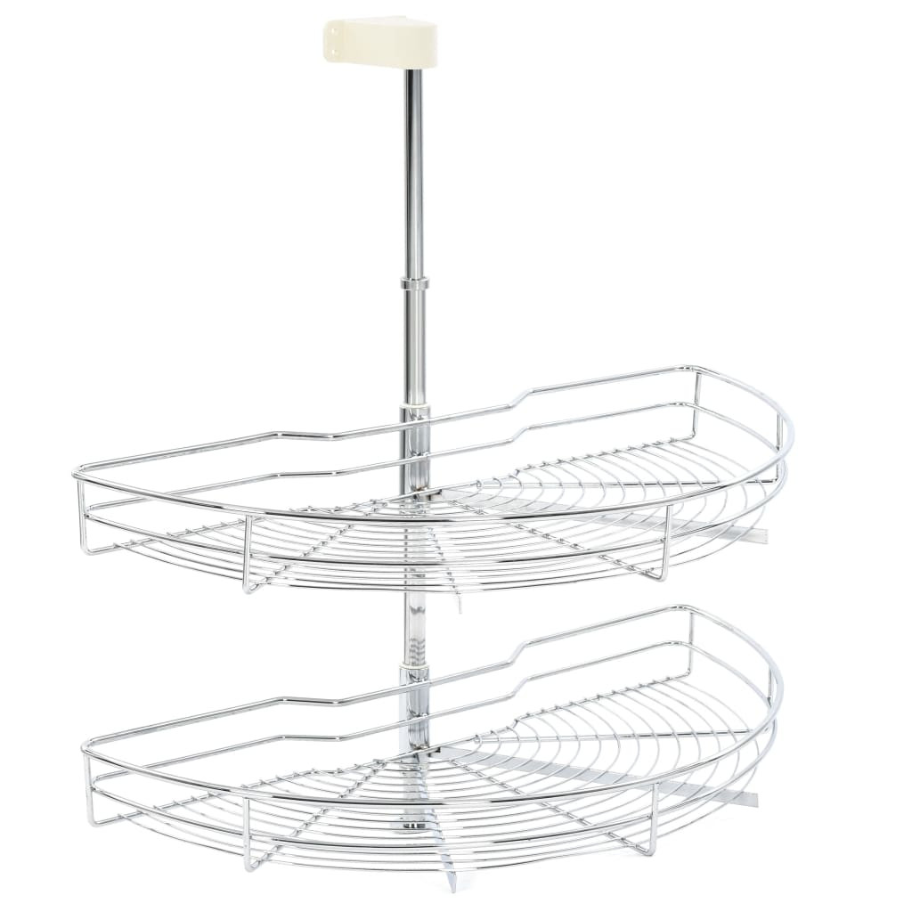 VidaXL Kosz druciany Srebrny 75 x 38 x 80 cm Metal