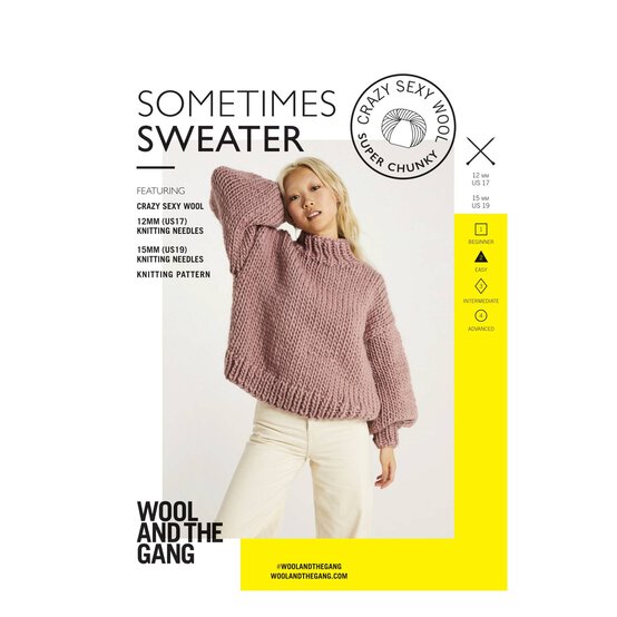 Wool and the Gang Sometimes Sweater Pattern
