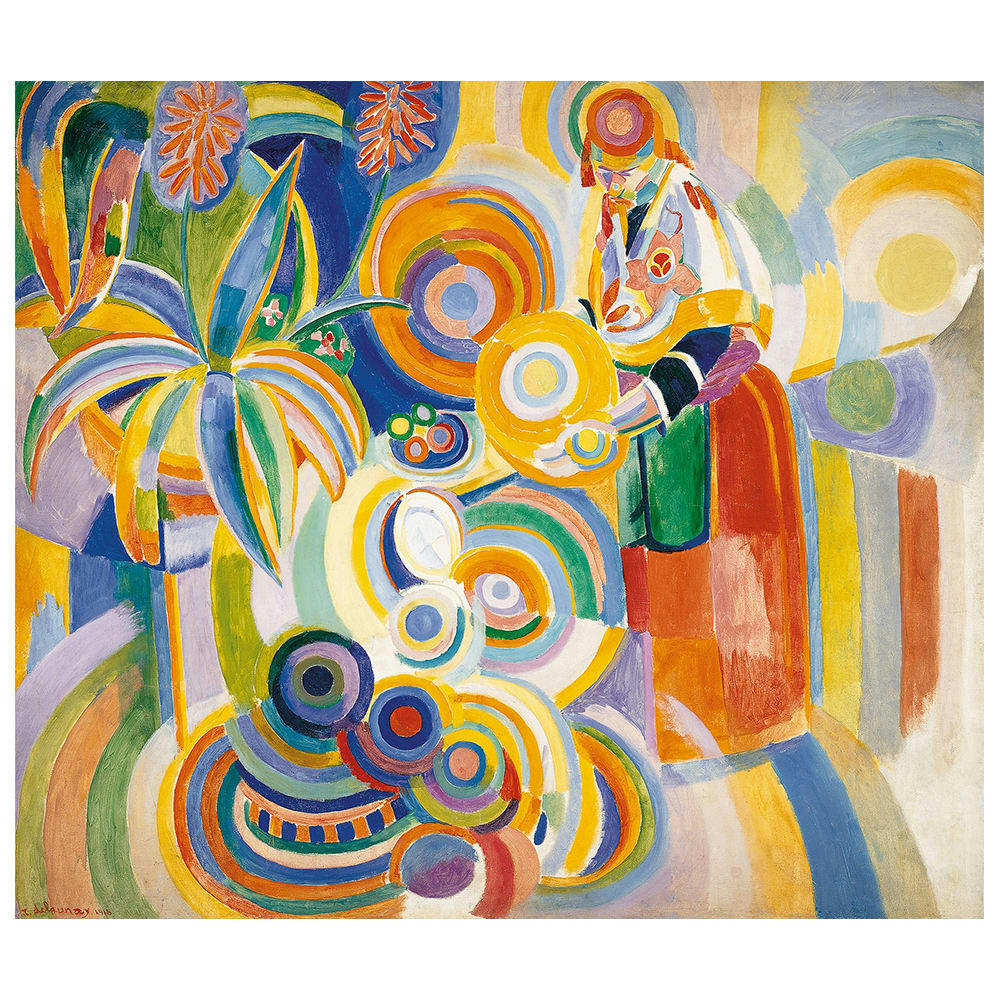 - Tableau - La Grande Portugaise Robert Delaunay 55x60cm
