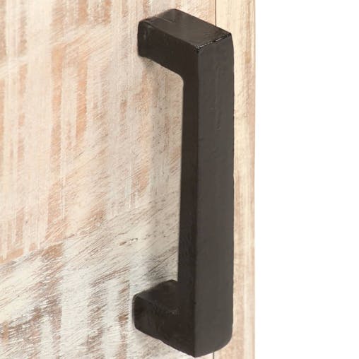 NNEVL Bedside Cabinet 40x30x50 cm Solid Acacia Wood