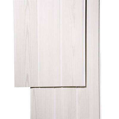 Lambris PVC 4m bois fin Blanc (vendu à la botte)