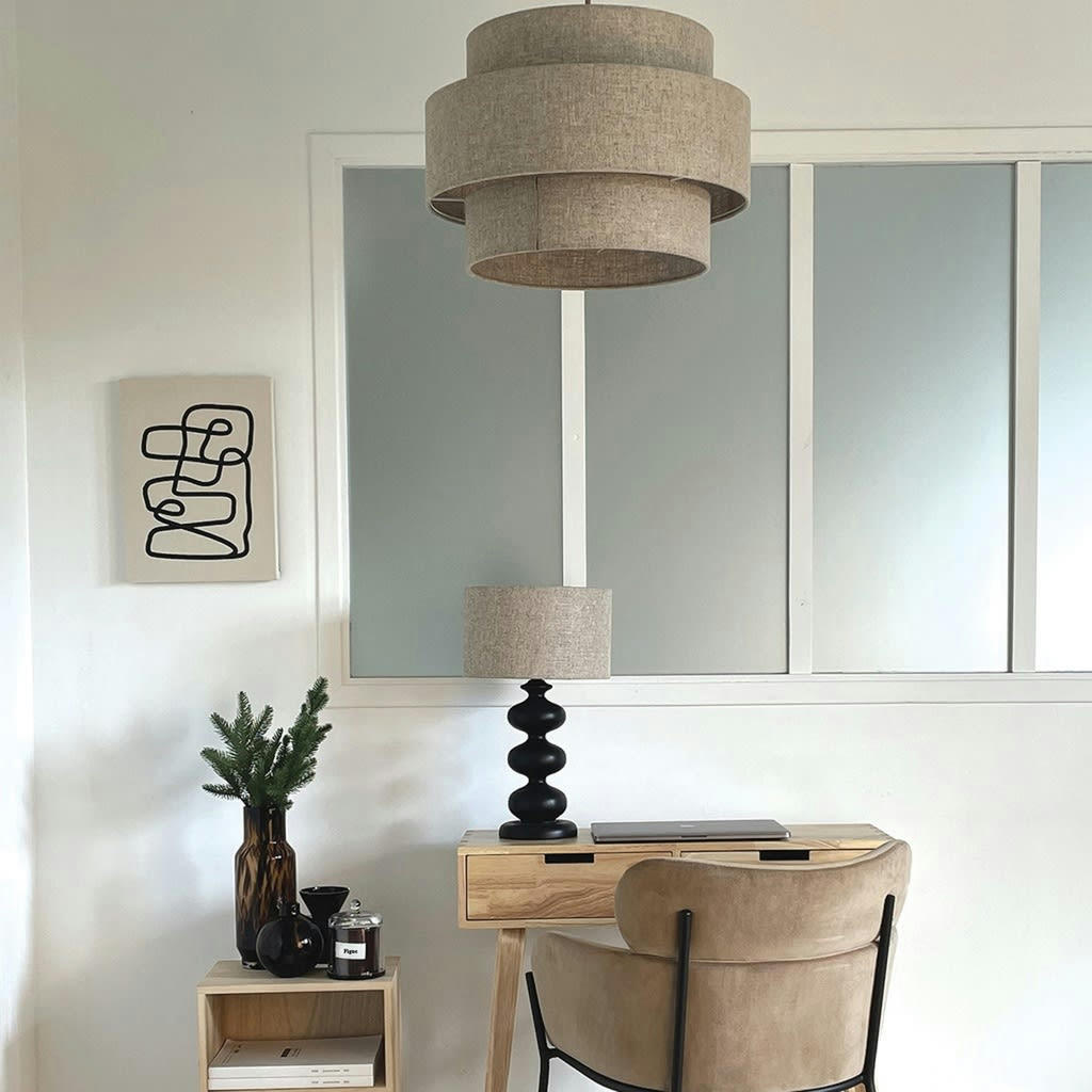 - Bougie cloche ambre parfum figue boisée D11cm