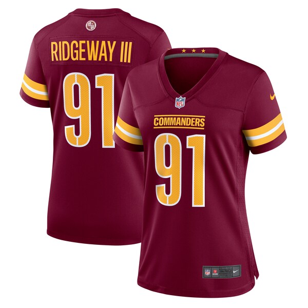 John Ridgeway Washington Commanders Nike Women's  Game Jersey -  Burgundy